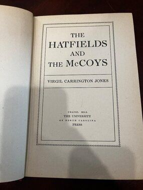The Hatfields and McCoys by Virgil Carrington Jones